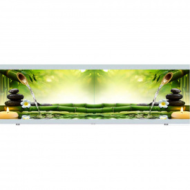 Экран под ванну The MIX Крепыш Green Bamboo 120 см