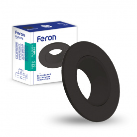 Встраиваемый поворотный светильник Feron DL0375 черный