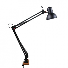 Лампа настольная HL074 черная HOROZ ELECTRIC