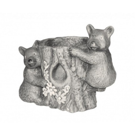 Цветочница бетонная Мишки Базовый