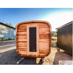 Мобильная квадро баня бочка 6,0х2,4х2,4 под ключ Бердичів