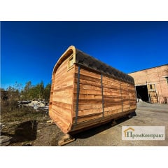 Мобильная квадро баня бочка 6,0х2,4х2,4 под ключ Бердичів