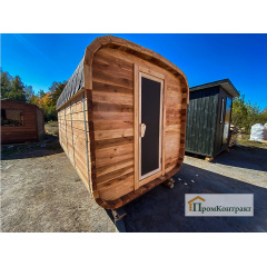 Мобильная квадро баня бочка 6,0х2,4х2,4 под ключ Бердичів