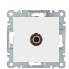 Розетка TV Lumina-2 белая