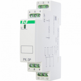 Вспомогательное реле F&F PK-3P-24V 24В 3х8 А