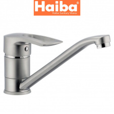 Змішувач для кухні ялинка на шпильці 25см HAIBA HANSBERG SATIN Chr-004