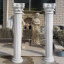 Каменная колонна точенная с канилюрами под заказ до 320 см Белая Церковь