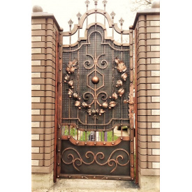 Кованая калитка с пиками Legran