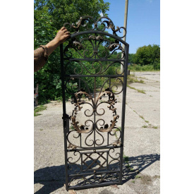 Калитка открытая кованая художественная патинированая Legran