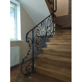 Перила ковані міцні вишукані патиновані Legran