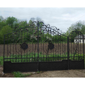 Ковані ворота розпашні витончені Legran