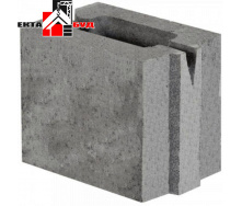 Блок будівельний керамзитобетонний шлакоблок перегородковий 165х115х188 мм