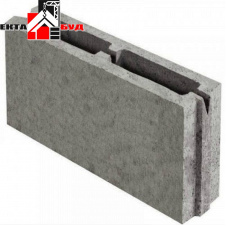 Блок строительный бетонный шлакоблок перегородочный 390х90х188 мм
