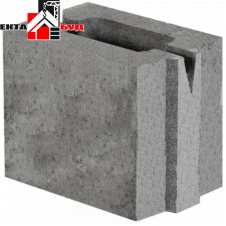 Блок строительный керамзитобетонный шлакоблок перегородочный 165х115х188 мм