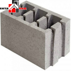 Блок строительный керамзитобетонный шлакоблок стеновой 400х250х188 мм Борисполь