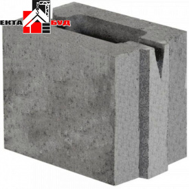 Блок строительный керамзитобетонный шлакоблок перегородочный 165х115х188 мм