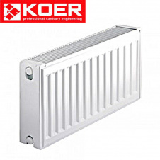 Сталеві радіатори Koer 22 тип 300*400 Туреччина (бічне підключення)