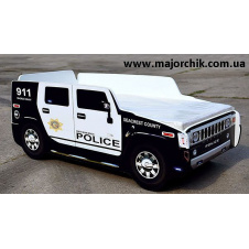 Кровать машина Хаммер полицейская детская машинка Hummer