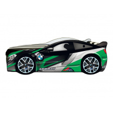 Кровать машина с матрасом SPACE SUPER CAR детская машинка БМВ Доставка 0 грн
