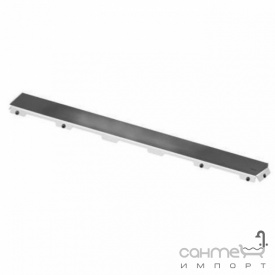 Решётка прямого дренажного канала TECE TECEdrainline Glas 600792 стеклянный/черный