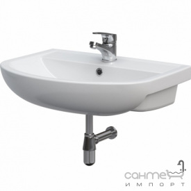 Раковина мебельная Cersanit Arteco 60 CCWS1008361747 c отверстием для арматуры