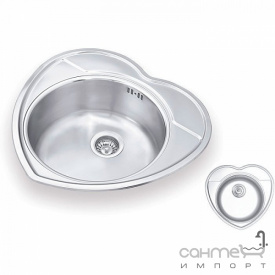 Кухонная мойка Ukinox Love 545 P GT 8K н/с полированная