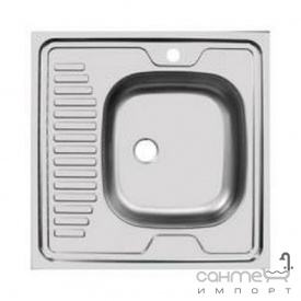 Кухонная мойка Ukinox STM 600 500 GT 5C R нержавеющая сталь матовая
