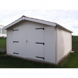 Хозблок для дачи из дерева 4.2х5,4 м. Modern barn - 54