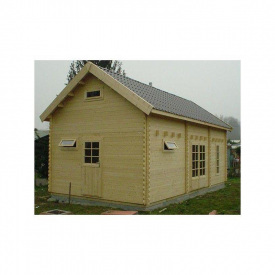 Хозблок из дерева 4,0х7,5 м. Modern barn - 131