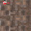 Тротуарная плитка брусчатка Лайнстоун 60 мм Авеню Эспрессо мультиформатная вибропрессованная Ковальская Колор Микс 6 см Бровары
