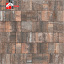 Тротуарная плитка брусчатка Лайнстоун 20 Авеню 40 мм Эспрессо мультиформатная вибропрессованная Ковальская Колор Микс 4 см Киев