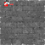Тротуарная плитка Камінь Вінтаж Авеню 60 мм 200х100 Графіт вібропресована бруківка Ковальська цеглинка 20х10 6 см Ужгород