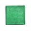 Люк-мини пластмассовый квадратный 300х300 (зелёный) Киев
