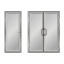 Распашные двери из алюминиевого профиля Калуш