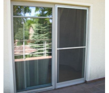 Дверная москитная сетка алюминиевая 750x1950 мм белая
