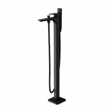 Смеситель для ванны напольный Excellent Keria Black AREX.2055BL