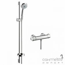 Душевой гарнитур Hansgrohe Croma 100 Multi/Ecostat 1001 SL Combi 27085000