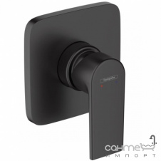 Змішувач для душу прихованого монтажу Hansgrohe Vernis Shape 117x117 71658670 матовий чорний
