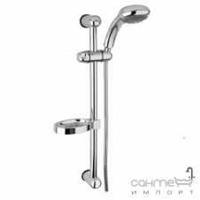 Штанга с ручным душем настенная с мыльницей Bugnatese Accessori Venus 19762 CR хром