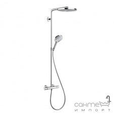 Душова стійка Hansgrohe Raindance Select S 240 2jet Showerpipe 27129400 хром/білий