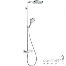 Душова стійка з термостатом для душу Hansgrohe PowderRain Raindance Select S Showerpipe 240 1jet P 27633000 хром