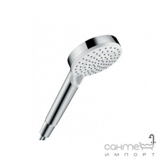 Ручний душ Hansgrohe Crometta Vario Green EcoSmart 26336400 білий хром