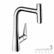 Смеситель для кухни с вытяжным изливом Hansgrohe Talis Select M51 72824000 хром