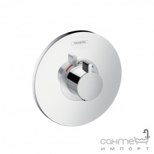 Внешняя часть термостата для душа 37 л/мин. Hansgrohe Ecostat S 15755000 Хром