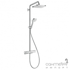 Душова стійка із змішувачем-термостатом Hansgrohe Croma E 27630000 хром