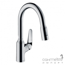 Смеситель для кухни с выдвижным изливом Hansgrohe Focus M429-H180 71801000 хром