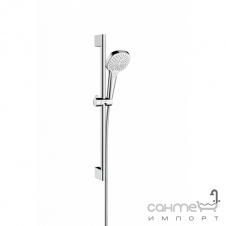 Душевой гарнитур версия EcoSmart Hansgrohe Croma Select E Multi 26581400 белый/хром