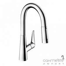 Змішувач для кухні з витяжним виливом Hansgrohe Metris Talis M51 73850000 хром
