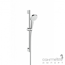 Душовий гарнітур Hansgrohe Croma Select E 1jet 26584400 білий/хром