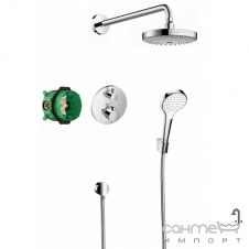Душова система Hansgrohe Croma Select E 27295000 Хром